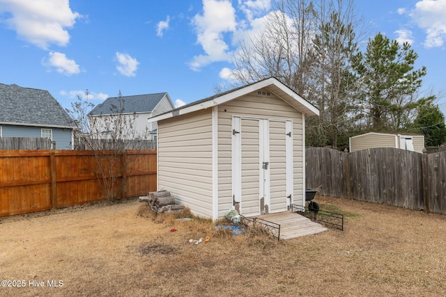 view of outbuilding