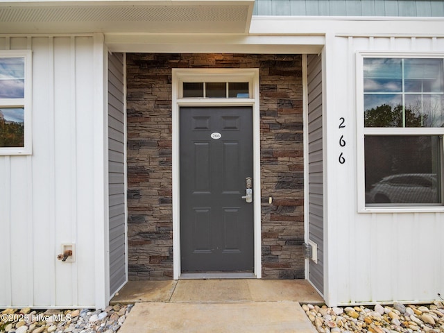 view of entrance to property