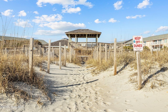 surrounding community with a gazebo