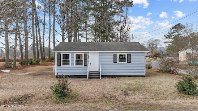 view of front of home