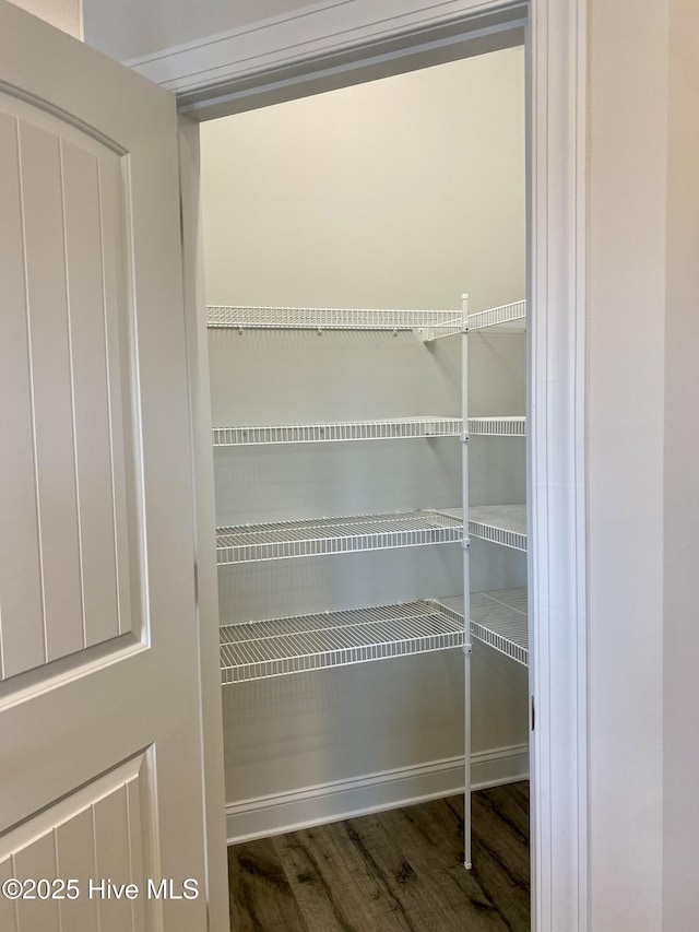 view of pantry