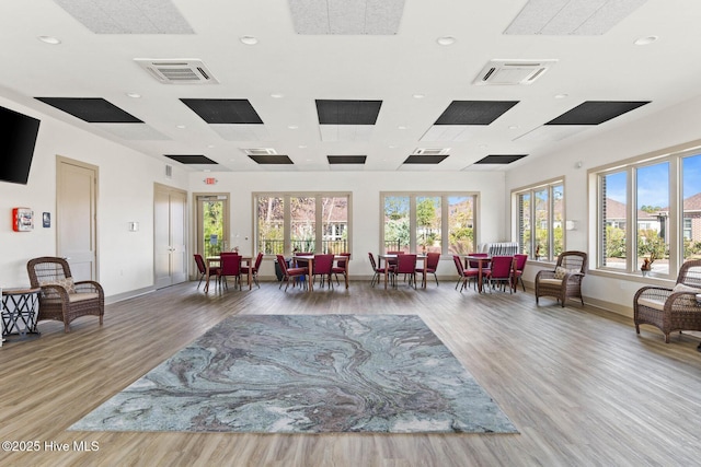 interior space featuring hardwood / wood-style floors