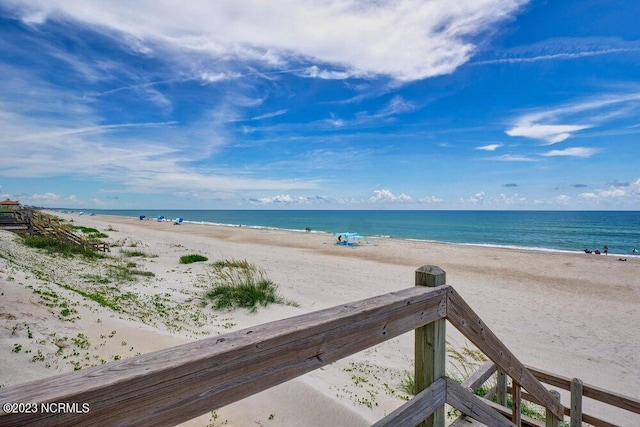 water view featuring a view of the beach