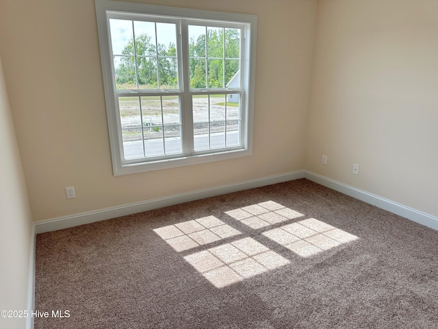 empty room with carpet floors