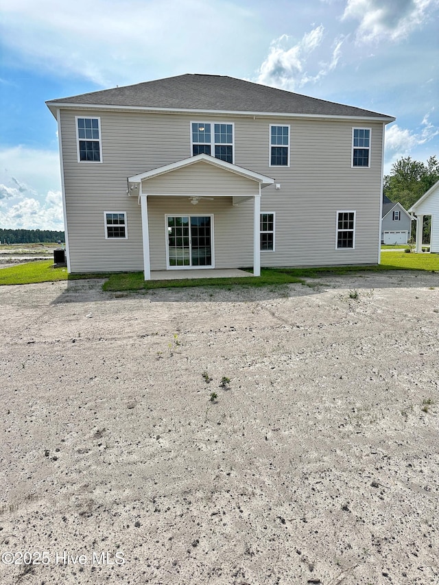 view of back of property