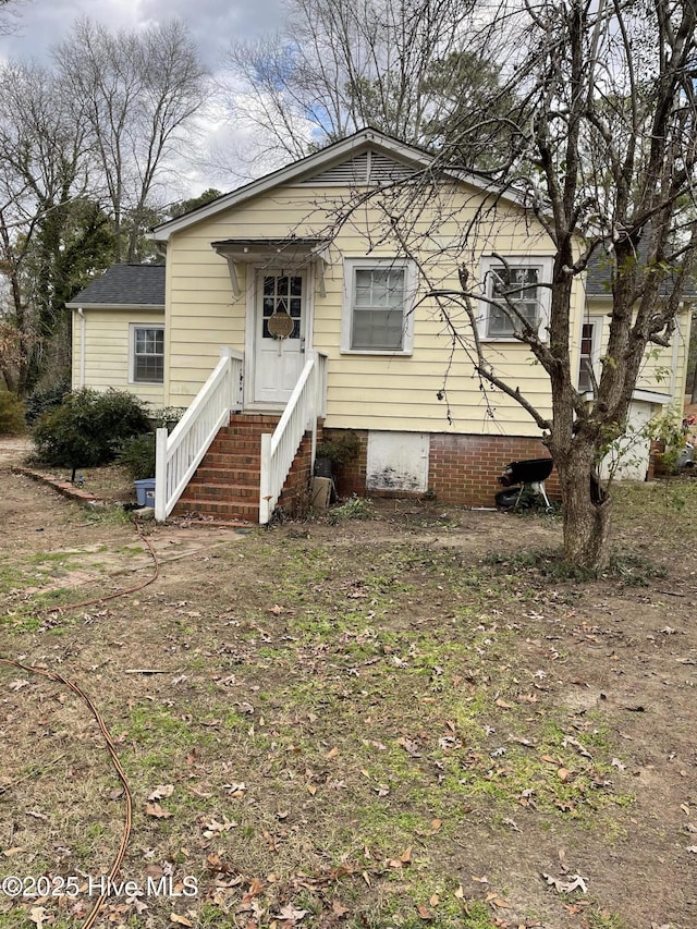 view of front of home