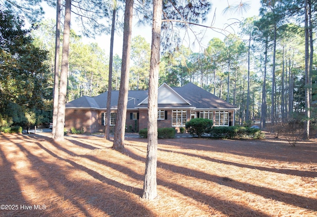 view of ranch-style house