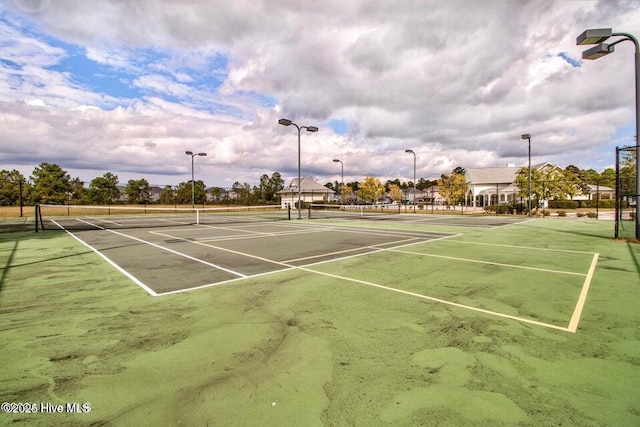 view of sport court