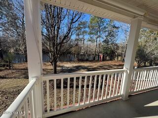 exterior space with a porch