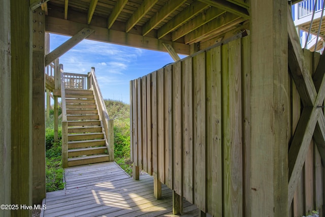 view of deck