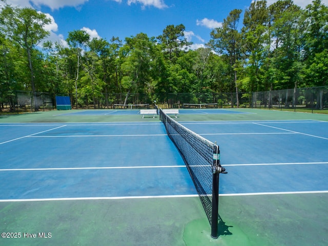 view of sport court with basketball court