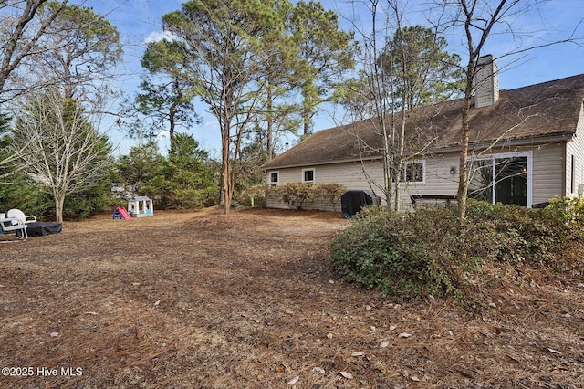 view of yard featuring a playground