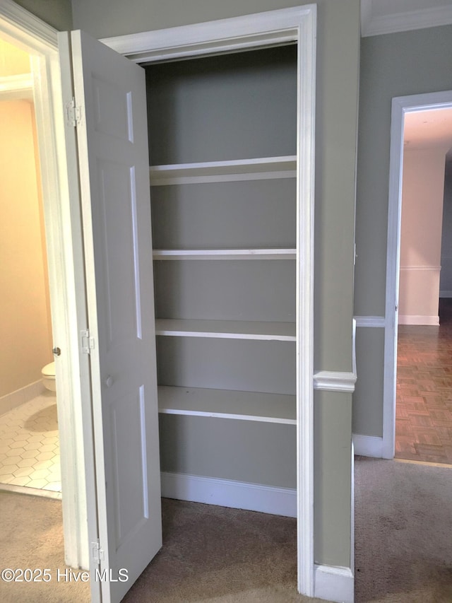 view of closet