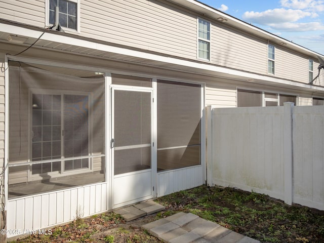 view of entrance to property