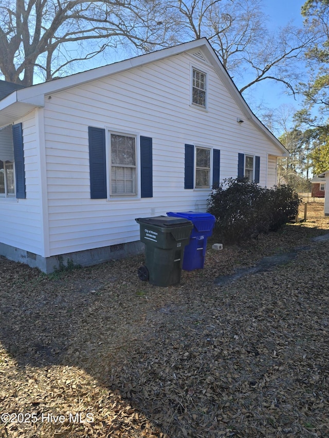 view of back of property