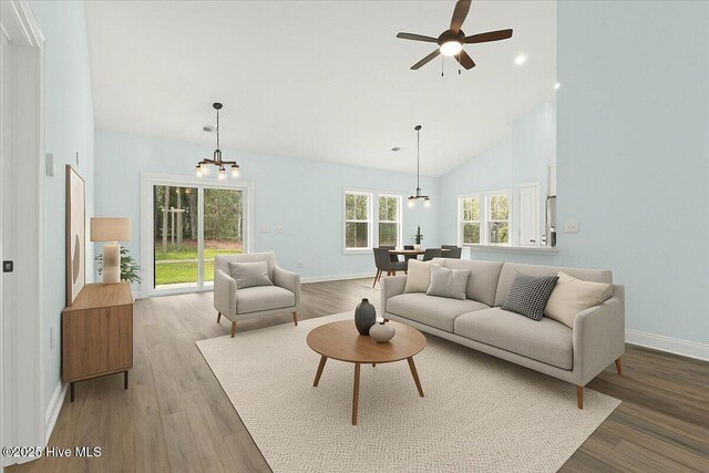 unfurnished dining area featuring a notable chandelier and wood-type flooring