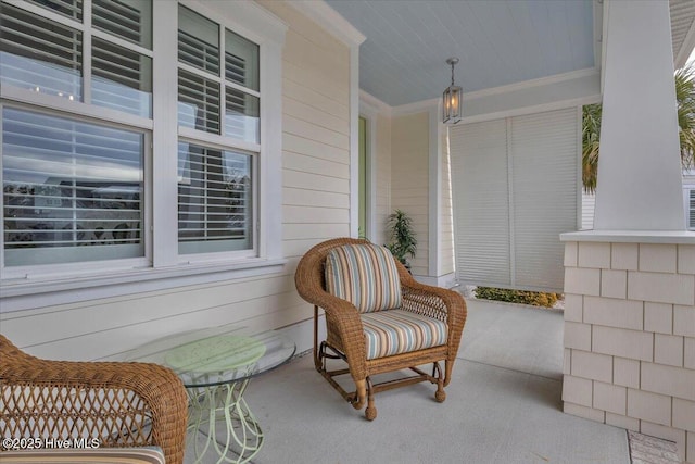 view of patio / terrace featuring a porch