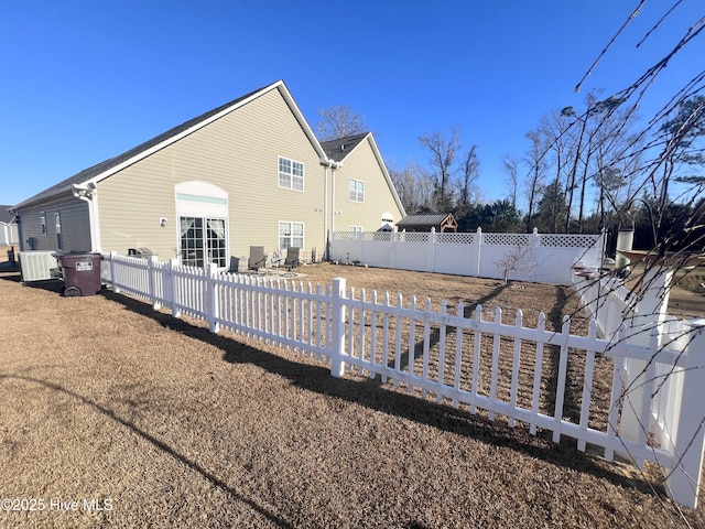 view of rear view of property