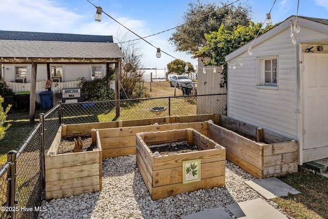 view of patio with grilling area