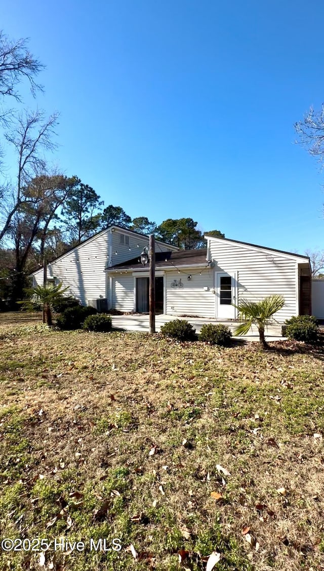 view of back of property