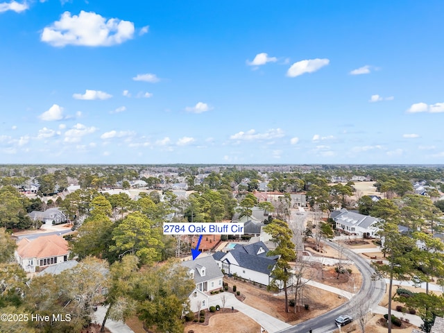 birds eye view of property featuring a residential view
