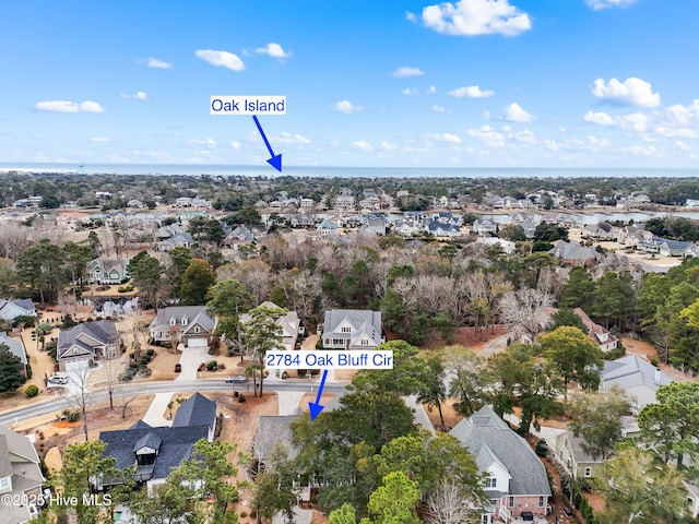 birds eye view of property featuring a residential view