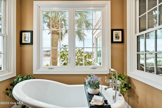 bathroom with a bathtub