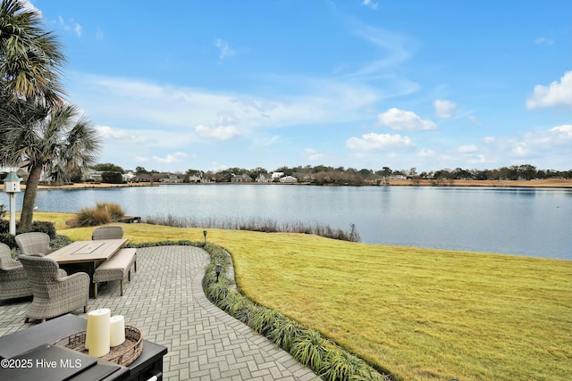 view of water feature