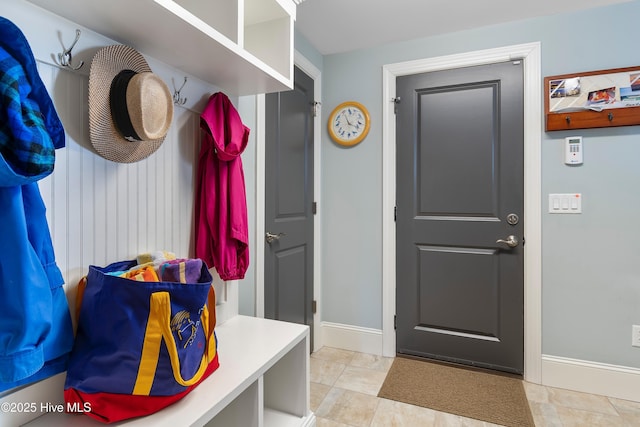 view of mudroom