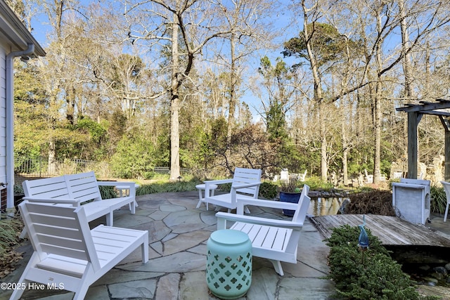 view of patio