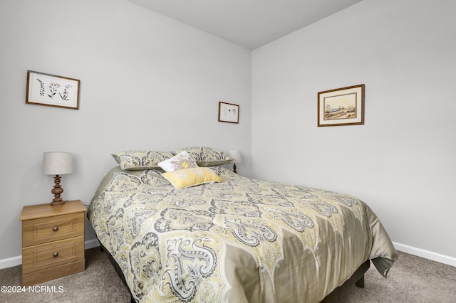 bedroom featuring carpet flooring