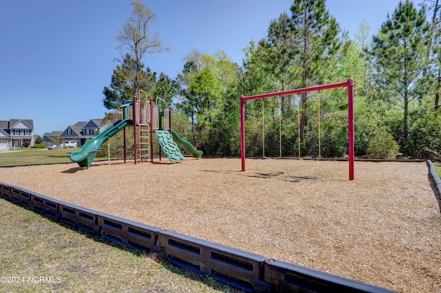 view of jungle gym