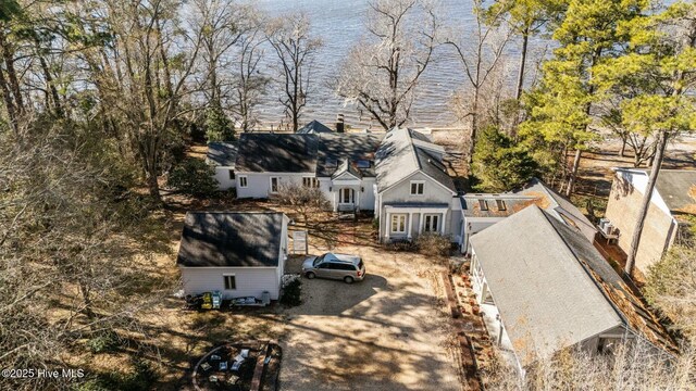 back of house featuring french doors