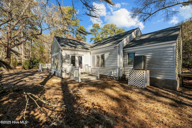 view of back of property