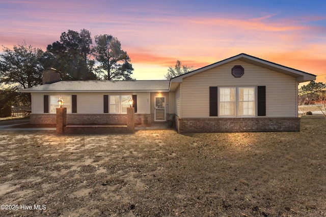 view of ranch-style house