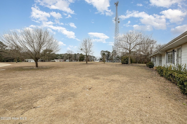 view of yard