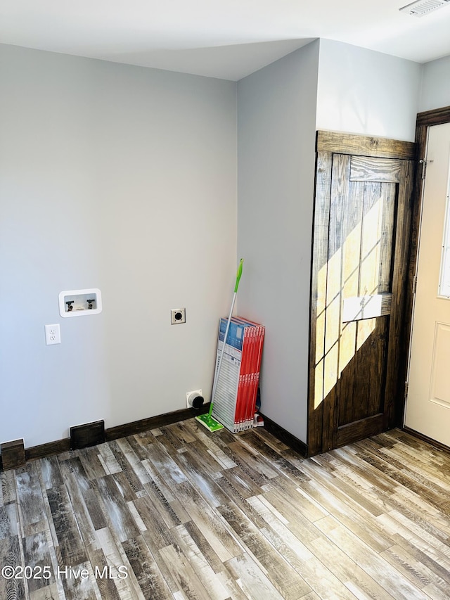 foyer featuring hardwood / wood-style flooring