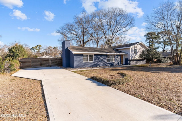 view of ranch-style home