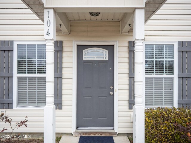 view of entrance to property