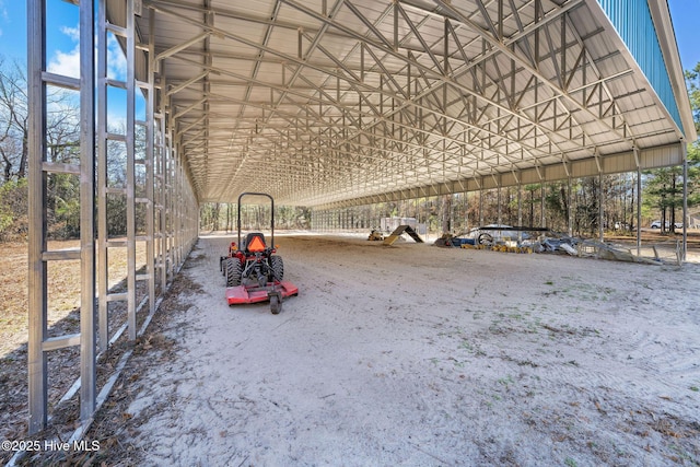 view of community featuring a carport