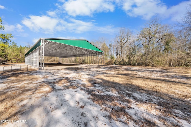 surrounding community with fence
