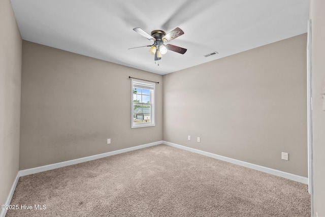 402 Kinroff Dr, Hubert, NC 28539 - carpeted empty room with a ceiling fan and baseboards