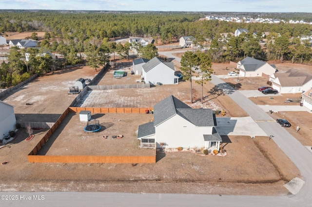 402 Kinroff Dr, Hubert, NC 28539 - drone / aerial view of a heavily wooded area