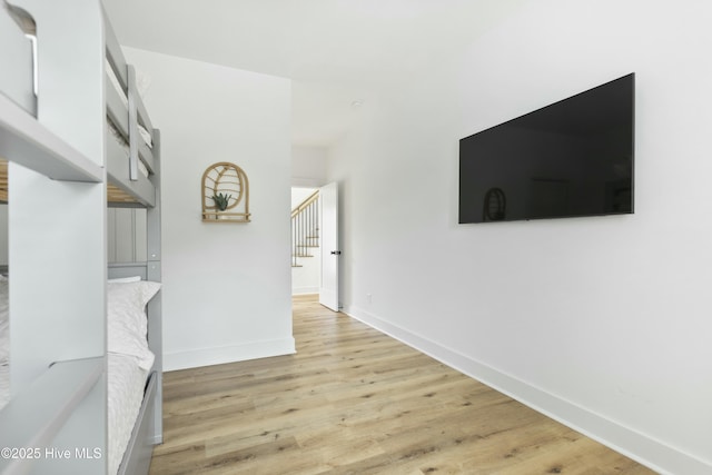 interior space with light wood-type flooring