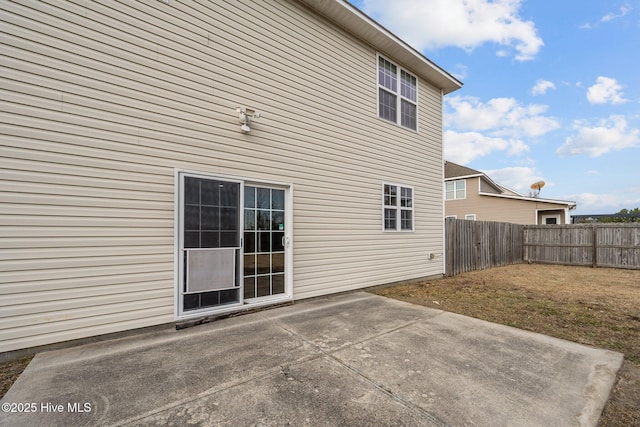 exterior space with a patio