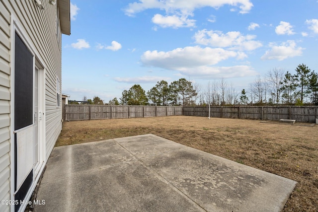 view of yard with a patio