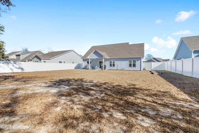 view of rear view of property