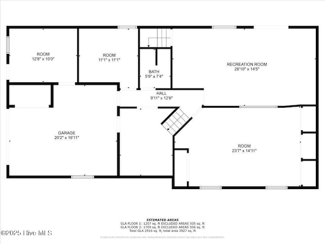 102 Circle Dr, Snow Hill, NC 28580 - view of layout