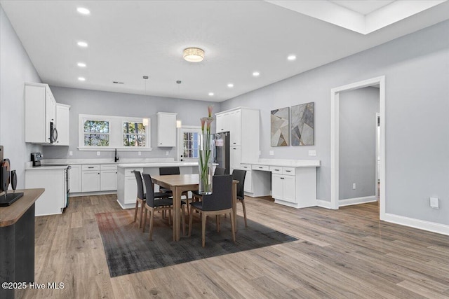 dining room featuring hardwood / wood-style floors