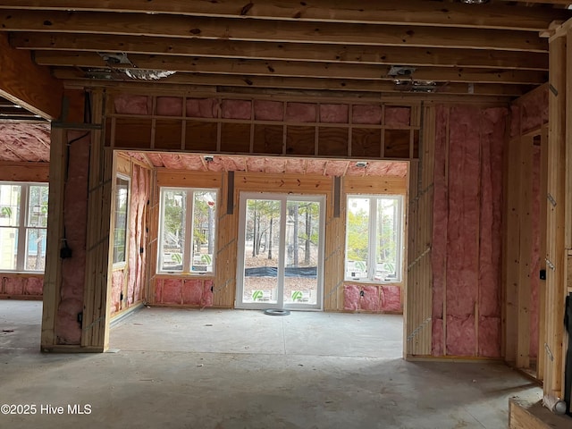 misc room featuring a wealth of natural light